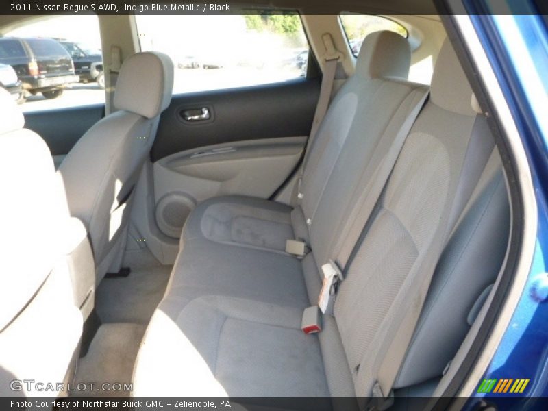 Indigo Blue Metallic / Black 2011 Nissan Rogue S AWD