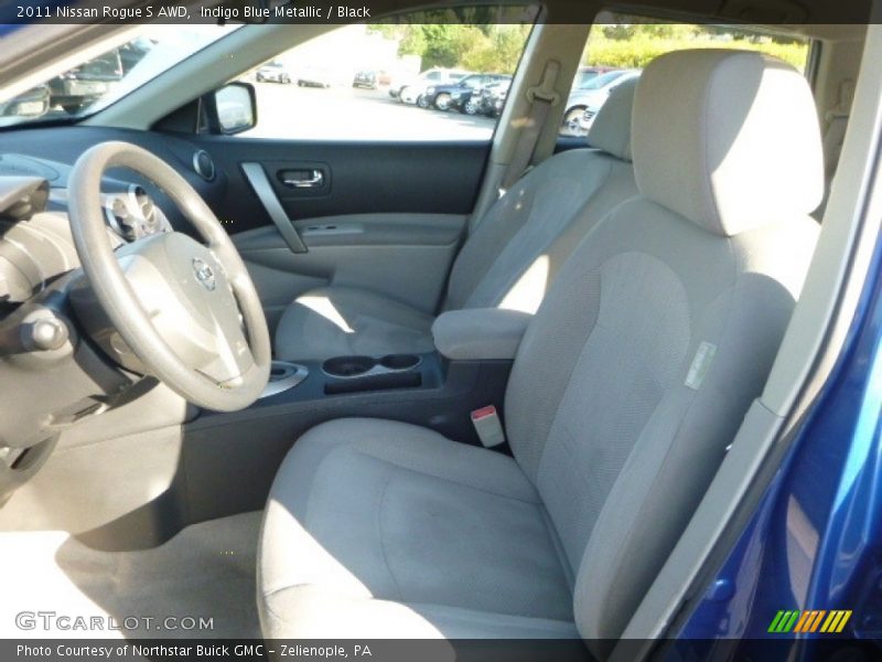 Indigo Blue Metallic / Black 2011 Nissan Rogue S AWD