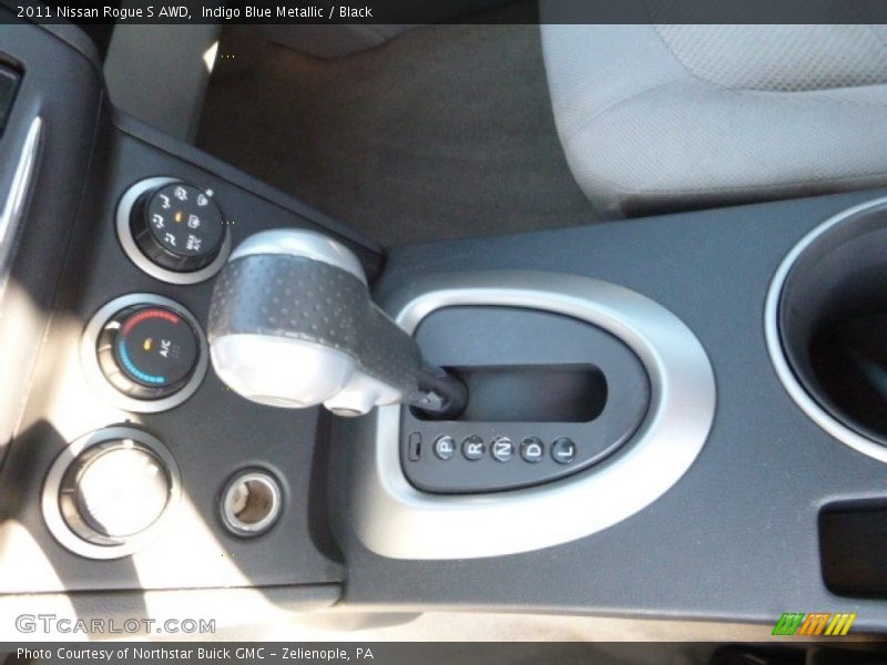 Indigo Blue Metallic / Black 2011 Nissan Rogue S AWD