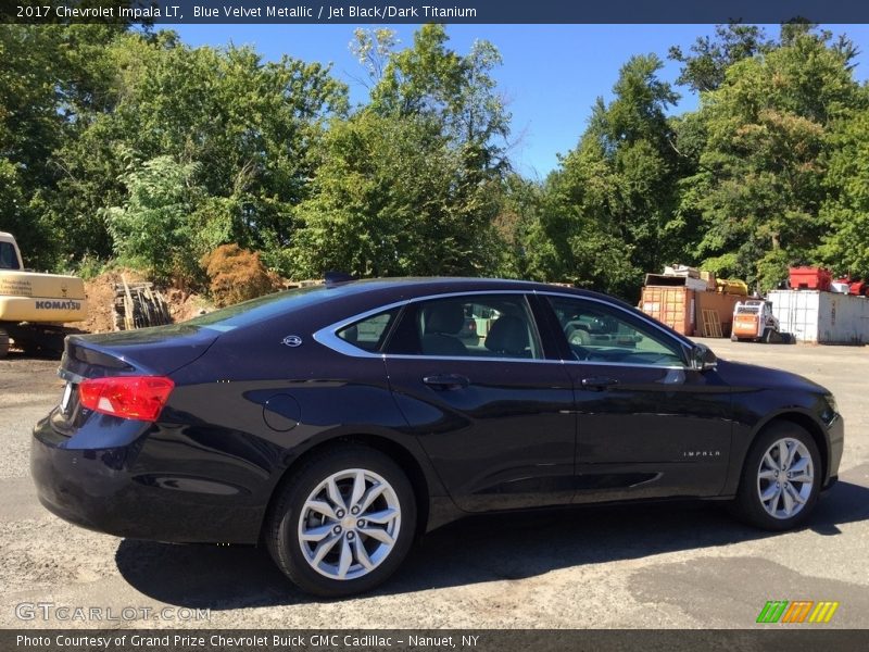 Blue Velvet Metallic / Jet Black/Dark Titanium 2017 Chevrolet Impala LT