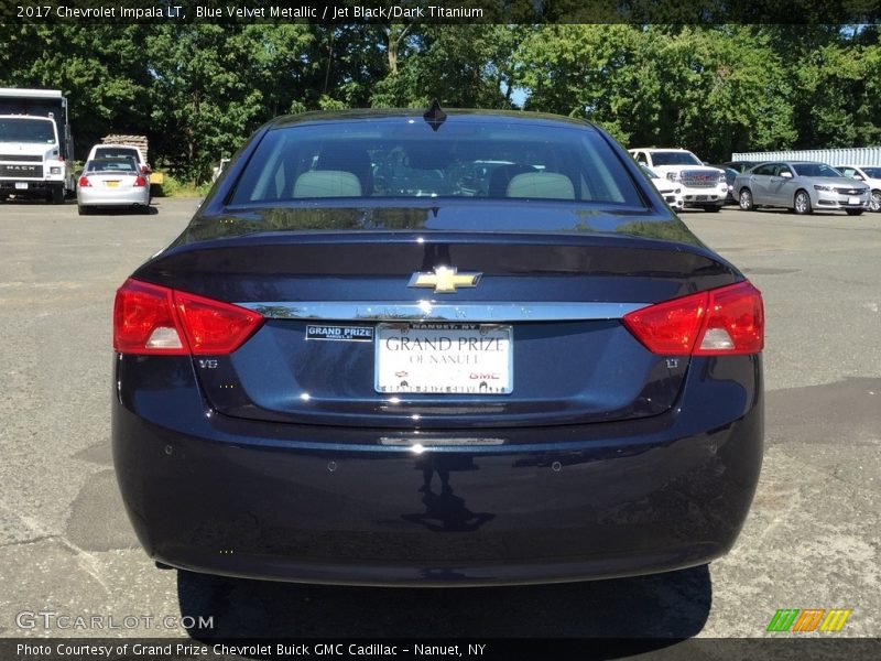Blue Velvet Metallic / Jet Black/Dark Titanium 2017 Chevrolet Impala LT