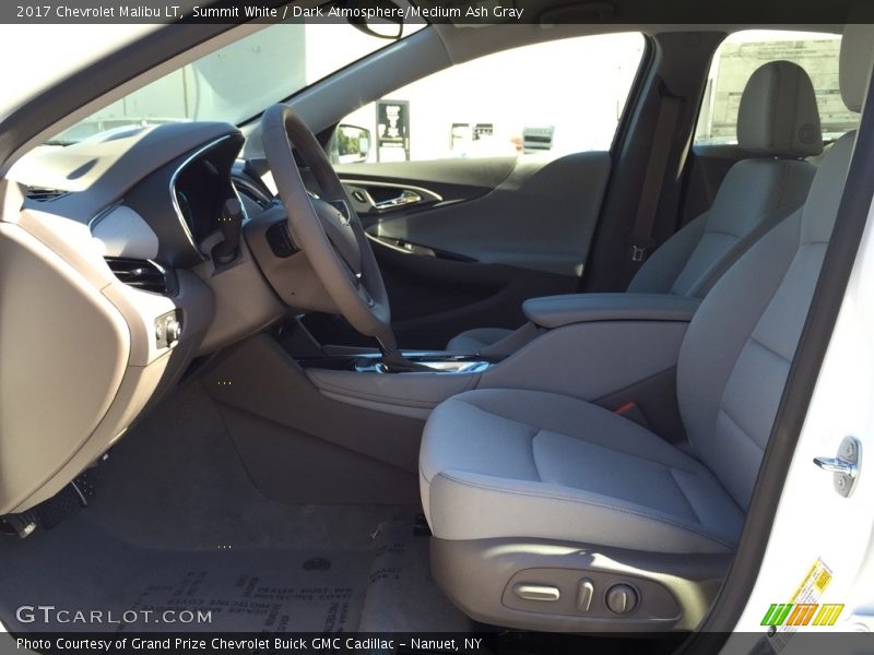 Summit White / Dark Atmosphere/Medium Ash Gray 2017 Chevrolet Malibu LT
