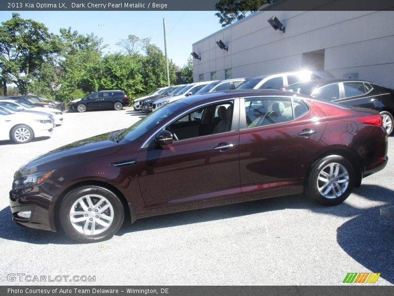 Dark Cherry Pearl Metallic / Beige 2013 Kia Optima LX