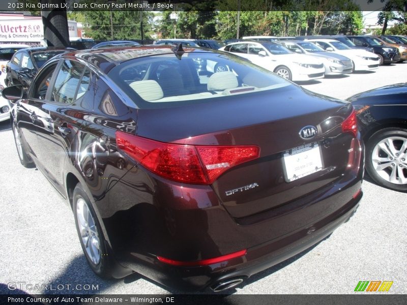 Dark Cherry Pearl Metallic / Beige 2013 Kia Optima LX