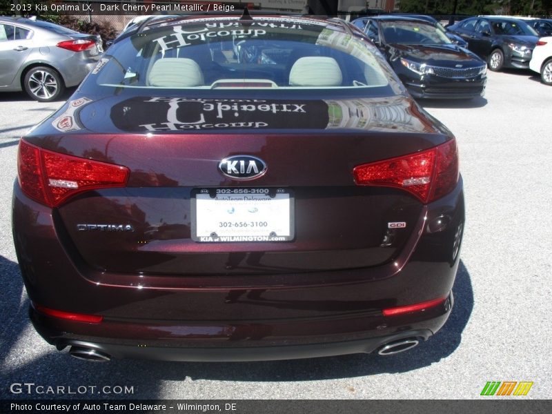 Dark Cherry Pearl Metallic / Beige 2013 Kia Optima LX