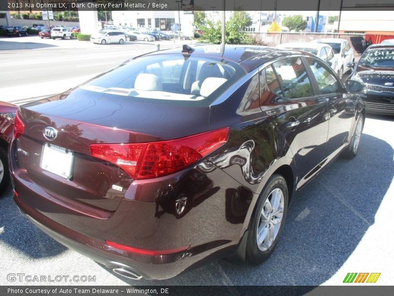 Dark Cherry Pearl Metallic / Beige 2013 Kia Optima LX