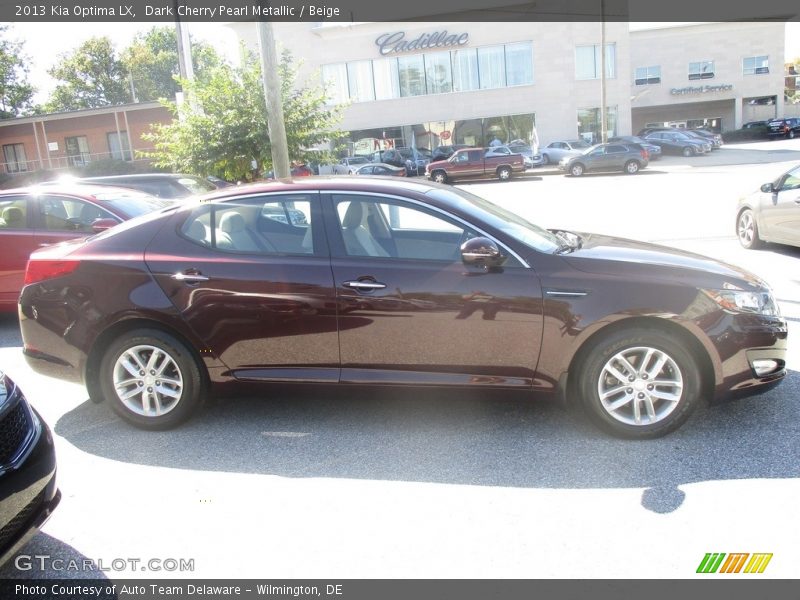 Dark Cherry Pearl Metallic / Beige 2013 Kia Optima LX