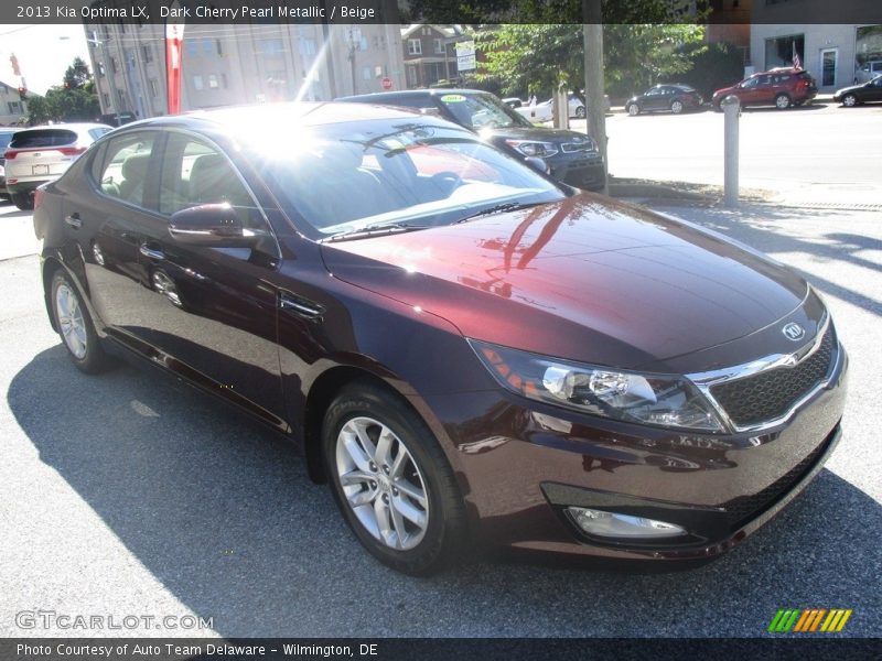 Dark Cherry Pearl Metallic / Beige 2013 Kia Optima LX