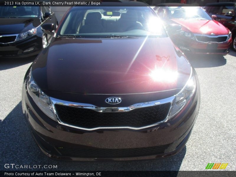 Dark Cherry Pearl Metallic / Beige 2013 Kia Optima LX