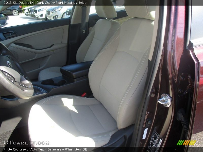 Dark Cherry Pearl Metallic / Beige 2013 Kia Optima LX