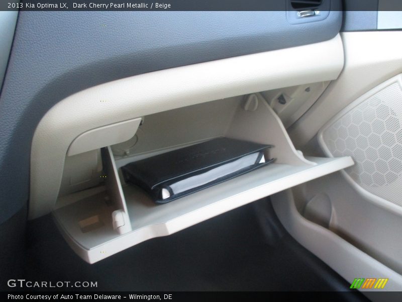 Dark Cherry Pearl Metallic / Beige 2013 Kia Optima LX