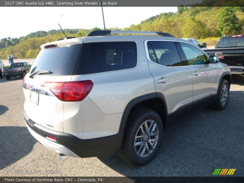 Sparkling Silver Metallic / Jet Black 2017 GMC Acadia SLE AWD