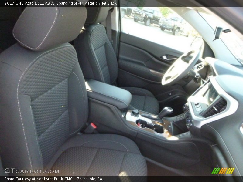 Sparkling Silver Metallic / Jet Black 2017 GMC Acadia SLE AWD