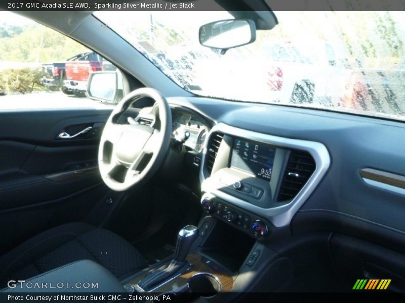 Sparkling Silver Metallic / Jet Black 2017 GMC Acadia SLE AWD
