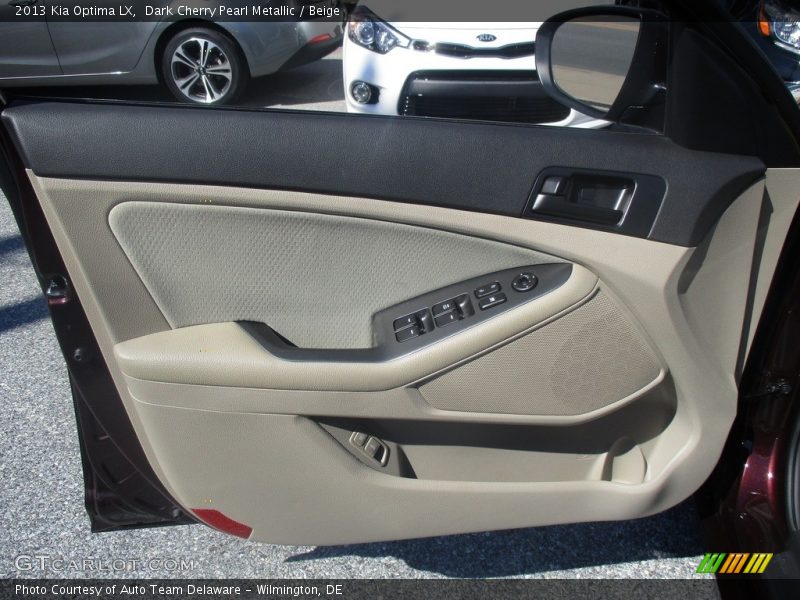 Dark Cherry Pearl Metallic / Beige 2013 Kia Optima LX