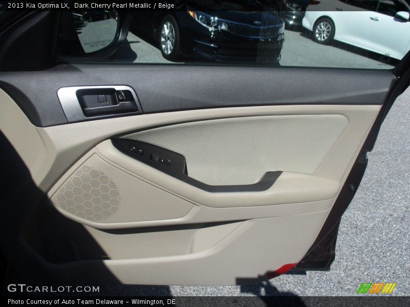 Dark Cherry Pearl Metallic / Beige 2013 Kia Optima LX