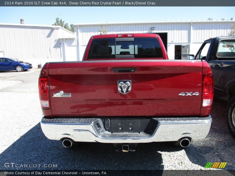Deep Cherry Red Crystal Pearl / Black/Diesel Gray 2014 Ram 1500 SLT Crew Cab 4x4