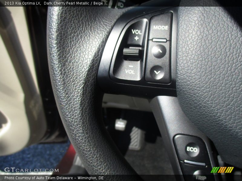 Dark Cherry Pearl Metallic / Beige 2013 Kia Optima LX