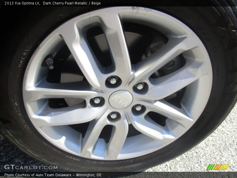 Dark Cherry Pearl Metallic / Beige 2013 Kia Optima LX