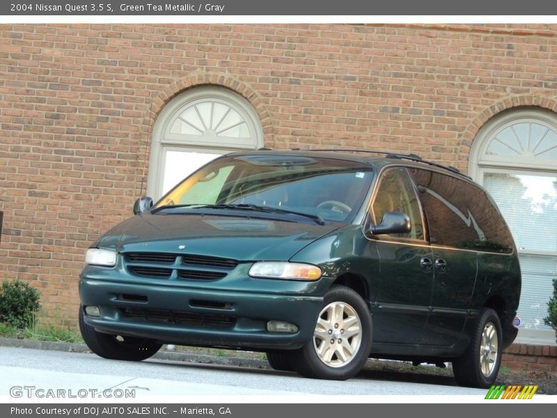 Green Tea Metallic / Gray 2004 Nissan Quest 3.5 S