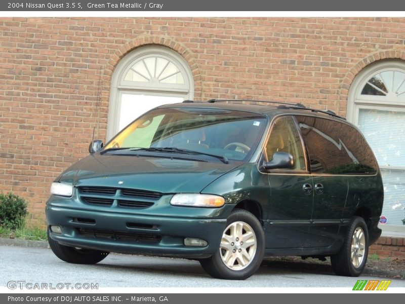 Green Tea Metallic / Gray 2004 Nissan Quest 3.5 S