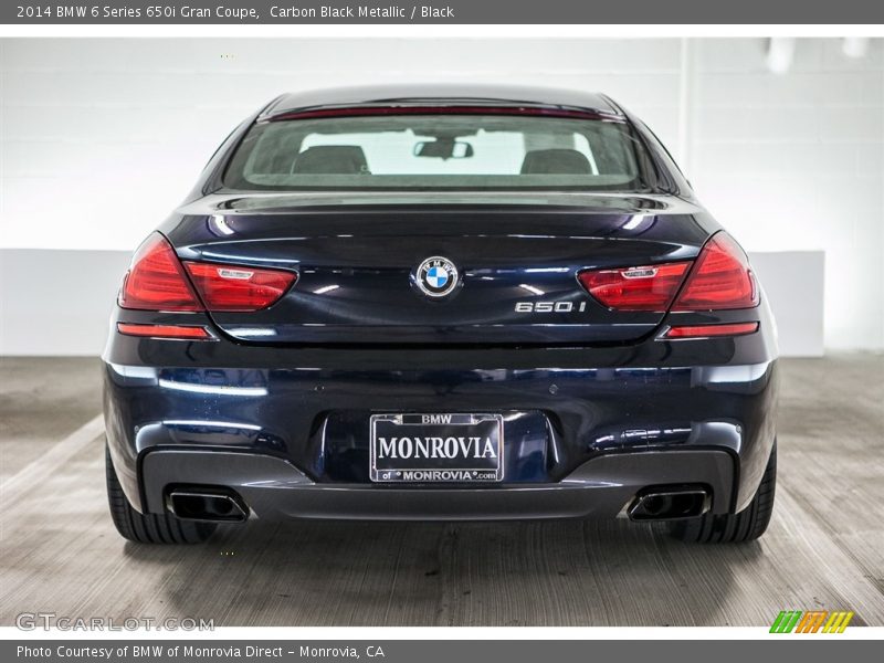 Carbon Black Metallic / Black 2014 BMW 6 Series 650i Gran Coupe