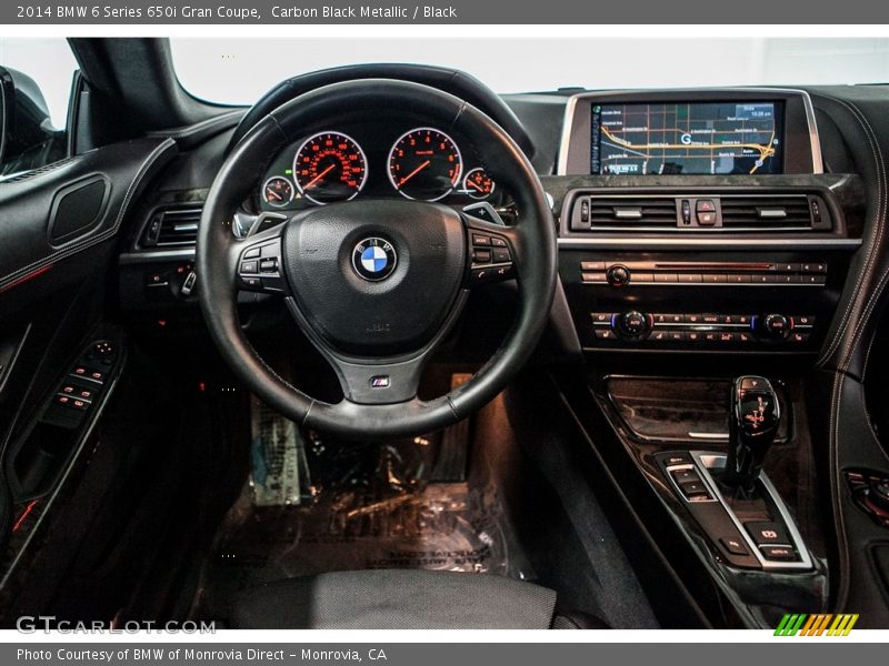 Carbon Black Metallic / Black 2014 BMW 6 Series 650i Gran Coupe