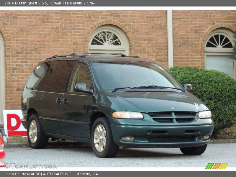 Green Tea Metallic / Gray 2004 Nissan Quest 3.5 S