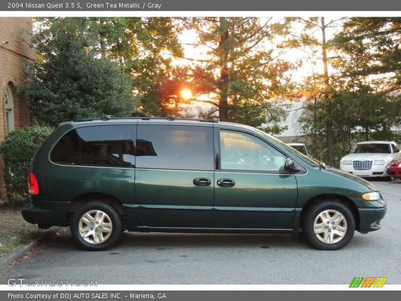 Green Tea Metallic / Gray 2004 Nissan Quest 3.5 S