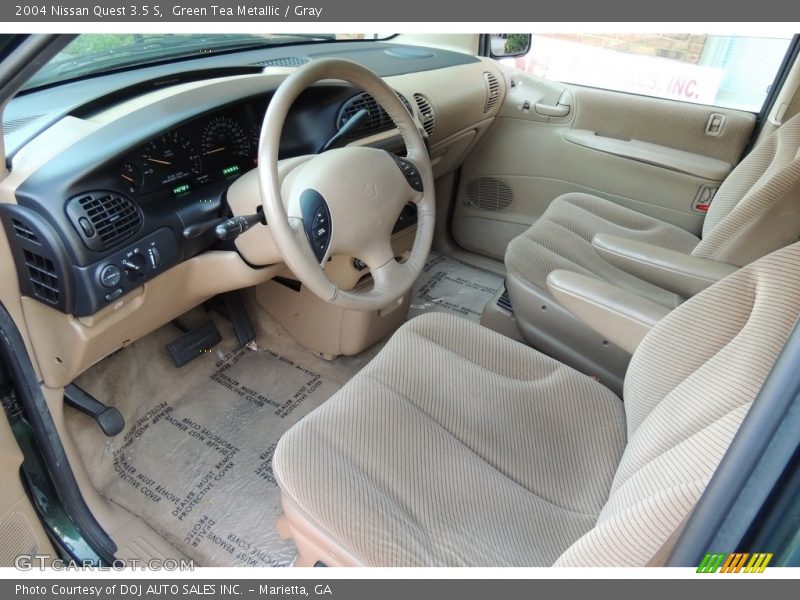 Green Tea Metallic / Gray 2004 Nissan Quest 3.5 S