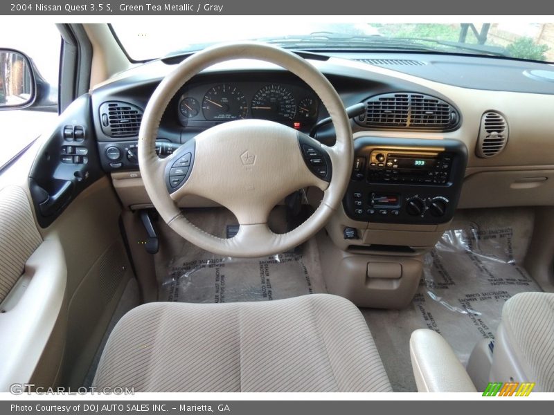 Green Tea Metallic / Gray 2004 Nissan Quest 3.5 S