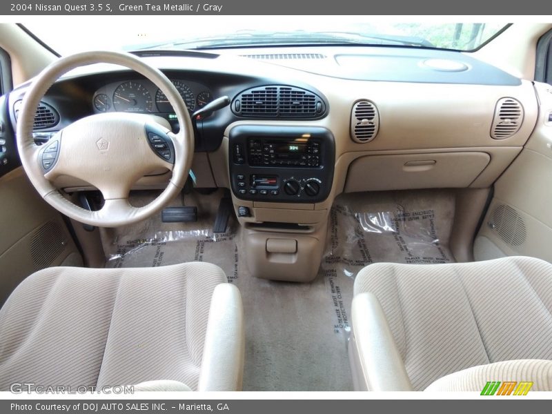 Green Tea Metallic / Gray 2004 Nissan Quest 3.5 S