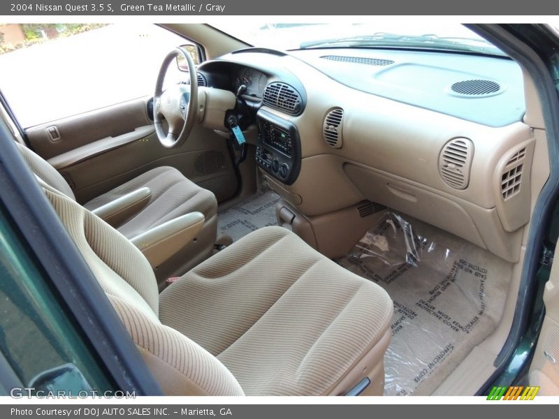 Green Tea Metallic / Gray 2004 Nissan Quest 3.5 S