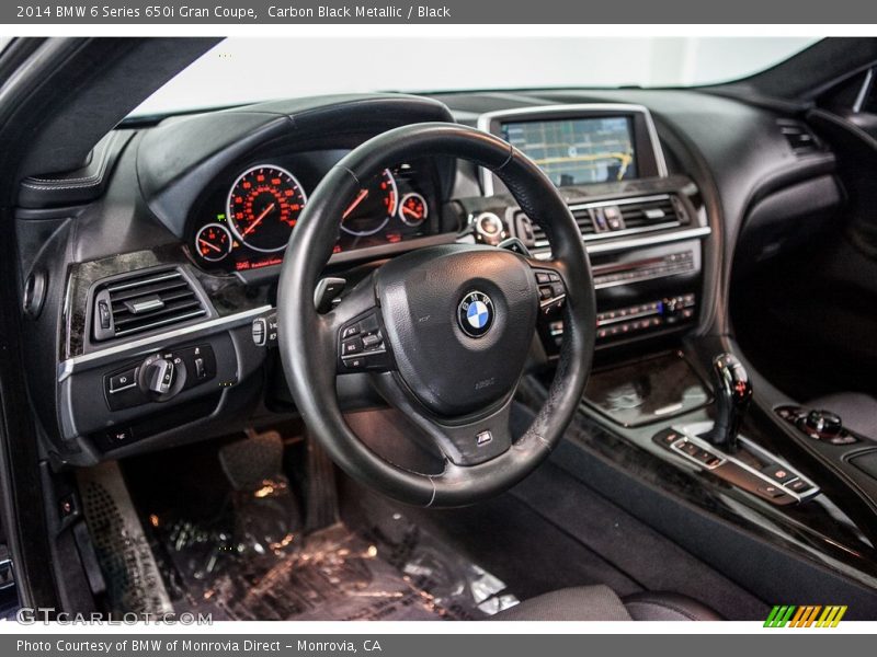 Carbon Black Metallic / Black 2014 BMW 6 Series 650i Gran Coupe