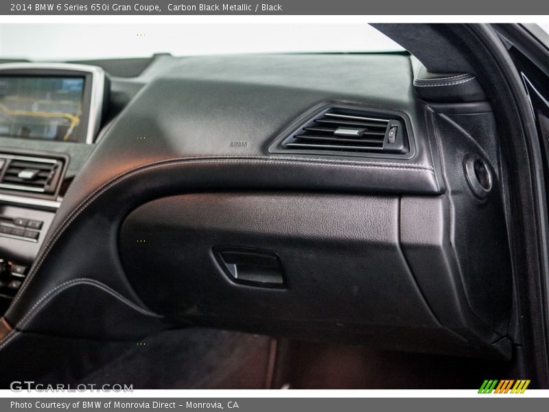 Carbon Black Metallic / Black 2014 BMW 6 Series 650i Gran Coupe