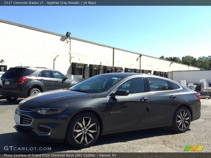 Nightfall Gray Metallic / Jet Black 2017 Chevrolet Malibu LT