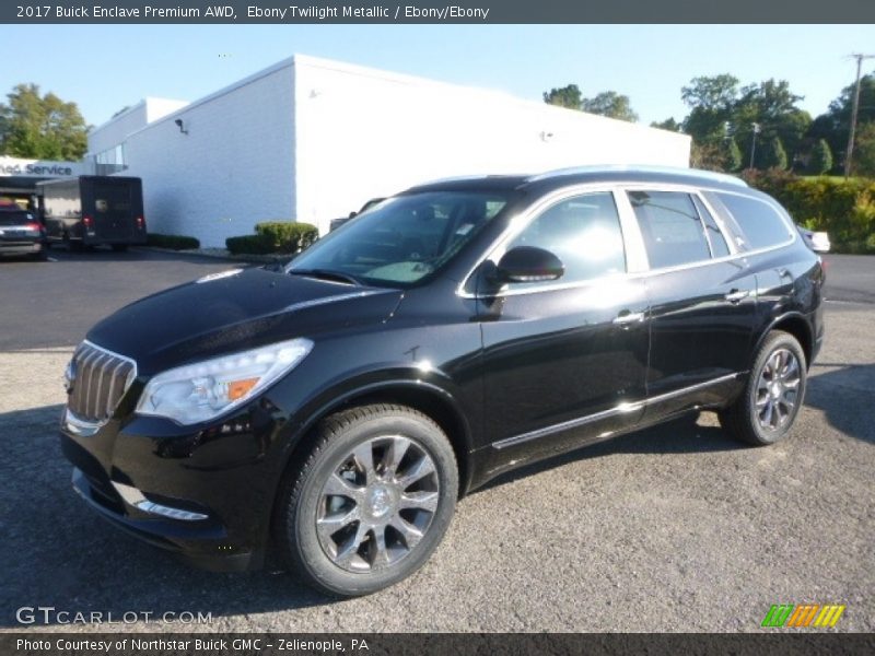 Ebony Twilight Metallic / Ebony/Ebony 2017 Buick Enclave Premium AWD