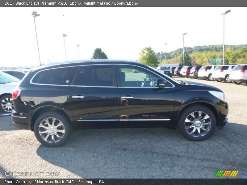 Ebony Twilight Metallic / Ebony/Ebony 2017 Buick Enclave Premium AWD