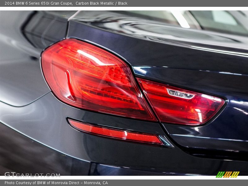 Carbon Black Metallic / Black 2014 BMW 6 Series 650i Gran Coupe