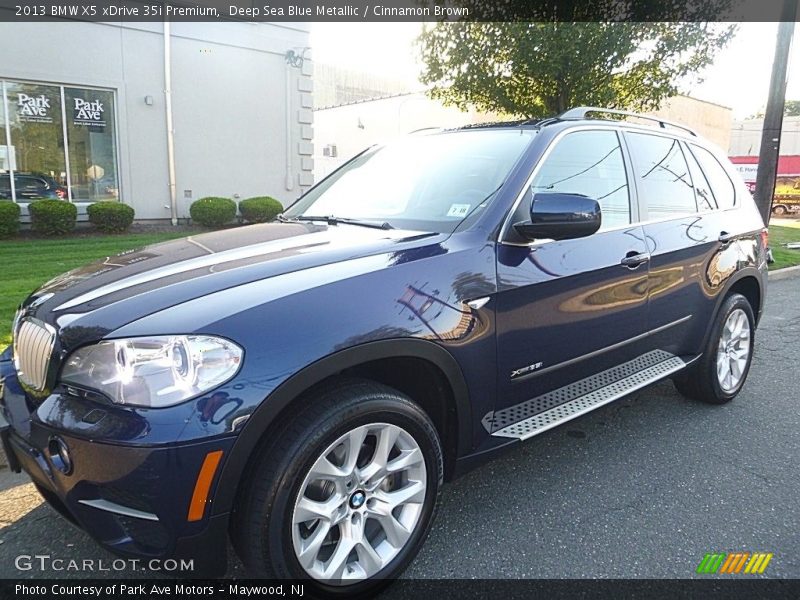 Deep Sea Blue Metallic / Cinnamon Brown 2013 BMW X5 xDrive 35i Premium