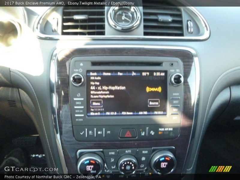 Ebony Twilight Metallic / Ebony/Ebony 2017 Buick Enclave Premium AWD