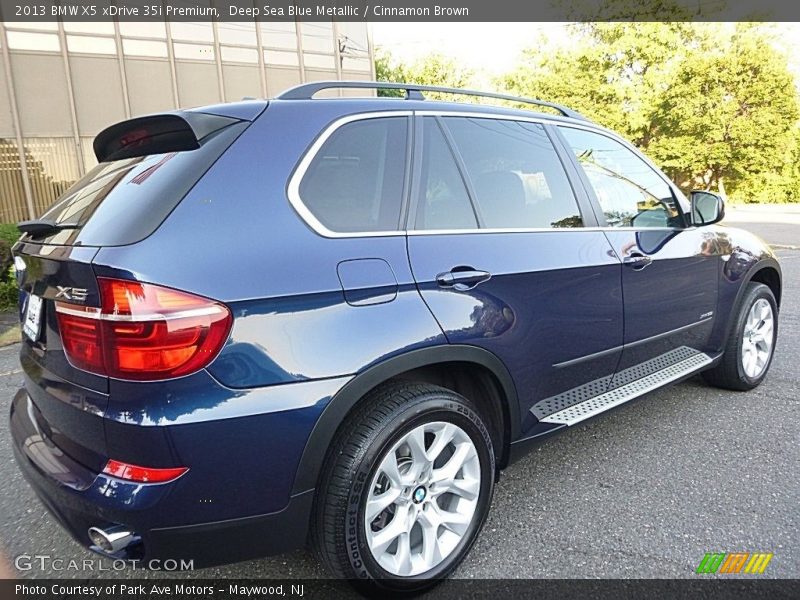 Deep Sea Blue Metallic / Cinnamon Brown 2013 BMW X5 xDrive 35i Premium