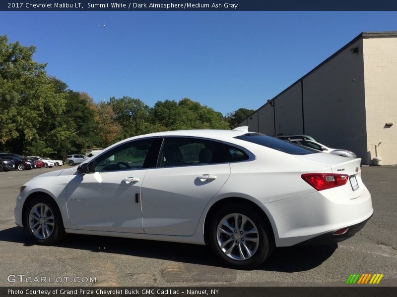 Summit White / Dark Atmosphere/Medium Ash Gray 2017 Chevrolet Malibu LT