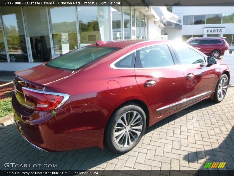 Crimson Red Tintcoat / Light Neutral 2017 Buick LaCrosse Essence