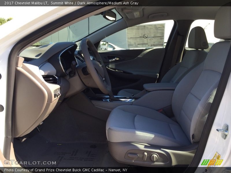 Summit White / Dark Atmosphere/Medium Ash Gray 2017 Chevrolet Malibu LT