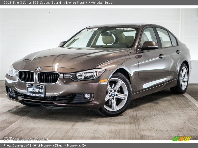 Sparkling Bronze Metallic / Venetian Beige 2013 BMW 3 Series 328i Sedan