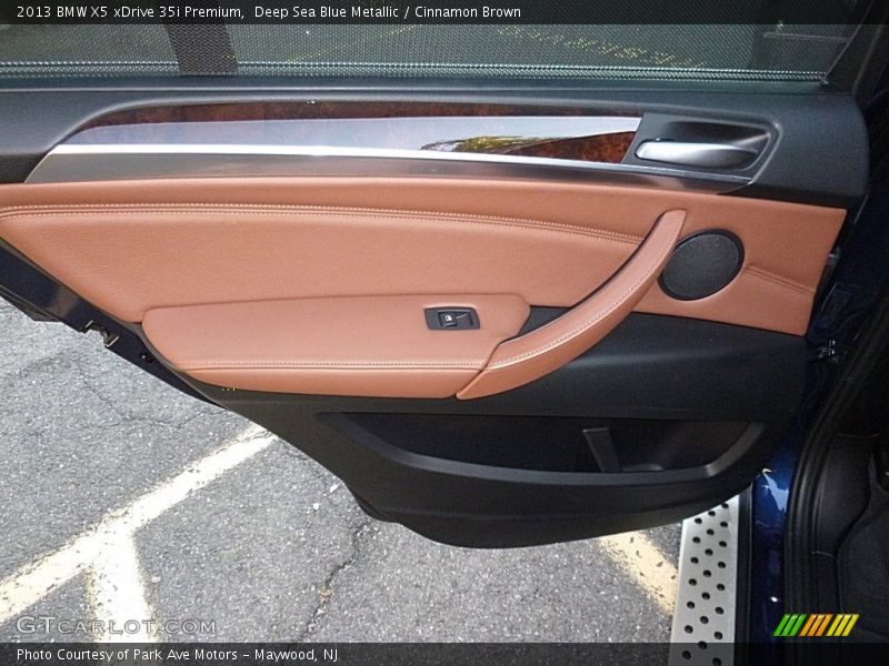 Deep Sea Blue Metallic / Cinnamon Brown 2013 BMW X5 xDrive 35i Premium