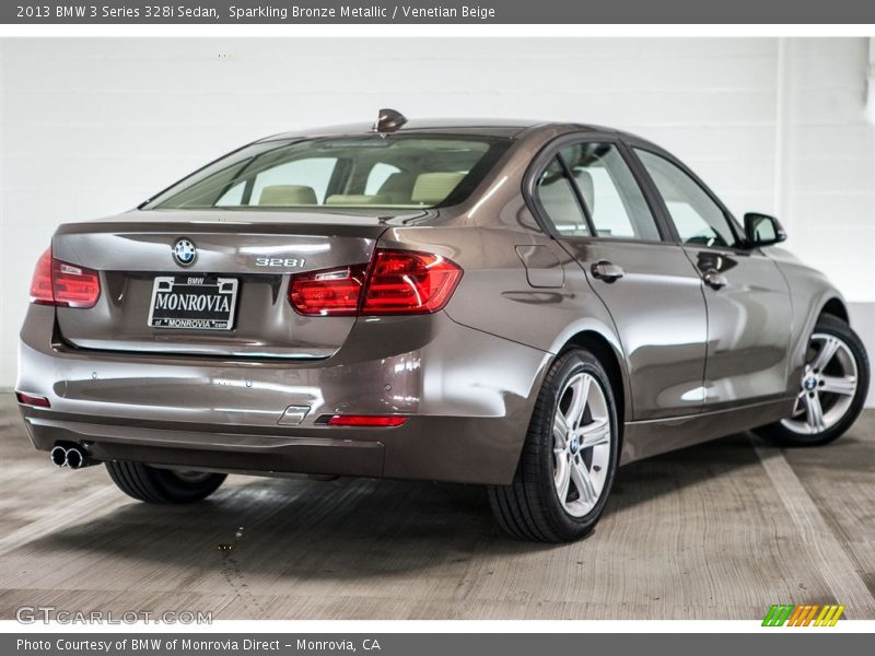 Sparkling Bronze Metallic / Venetian Beige 2013 BMW 3 Series 328i Sedan