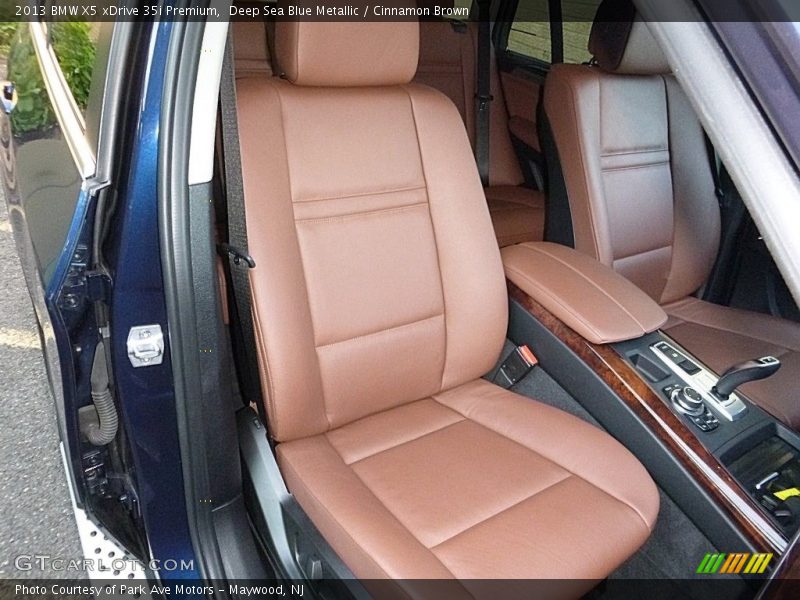 Deep Sea Blue Metallic / Cinnamon Brown 2013 BMW X5 xDrive 35i Premium
