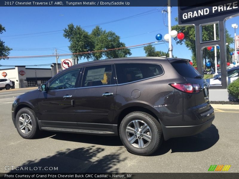 Tungsten Metallic / Ebony/Saddle Up 2017 Chevrolet Traverse LT AWD